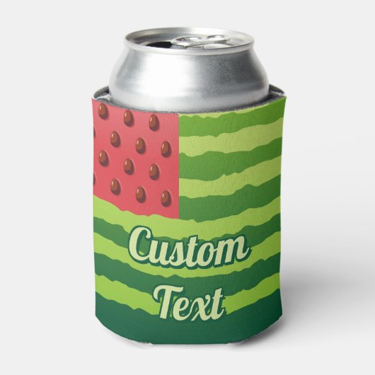 スイカ国旗 缶クーラー (缶正面)