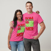 スイカ垂直クール国旗Usa国旗Summer Vaca Tシャツ (ユニセックス)