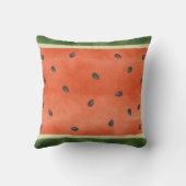 スイカ夏の果物をスライスする方法 クッション (裏面)