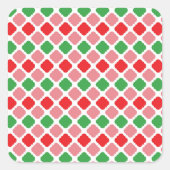 スイカ夏デジタル紙-56201 スクエアシール (正面)