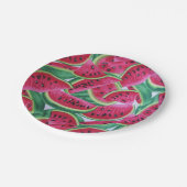 スイカ夏パーティー紙プレート ペーパープレート (アングル)