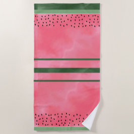 スイカ夏 ビーチタオル