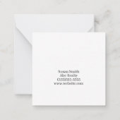 スイカ実在サマーエステートポップ・アートのバイ ノートカード (裏面)