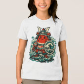 スイカ将軍 - 海の守護者 トライブレンドTシャツ (正面)