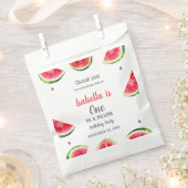 スイカ小さな女の子甘い フェイバーバッグ (クリップ留めされた状態)