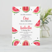 スイカ小さな女の子甘い 招待状 (スタンド正面)