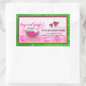 スイカ層ソープシール 長方形シール (バッグ)