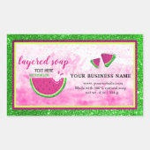 スイカ層ソープシール 長方形シール (正面)