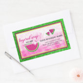 スイカ層ソープシール 長方形シール (封筒)