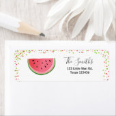 スイカ差出人住所ラベルメロンパーティーフルーツ ラベル (インサイチュ)