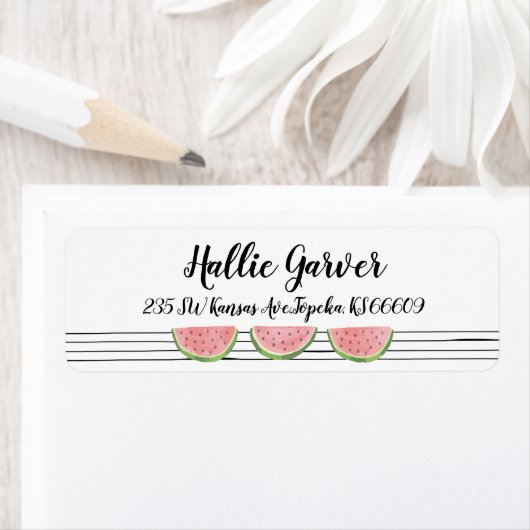 スイカ差出人住所ラベル ラベル (インサイチュ)