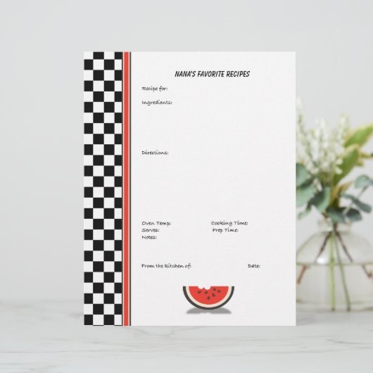 スイカ市松模様にカスタムのレシピページ(なし) (スタンド正面)
