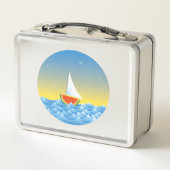 スイカ帆船 メタルランチボックス (裏面)