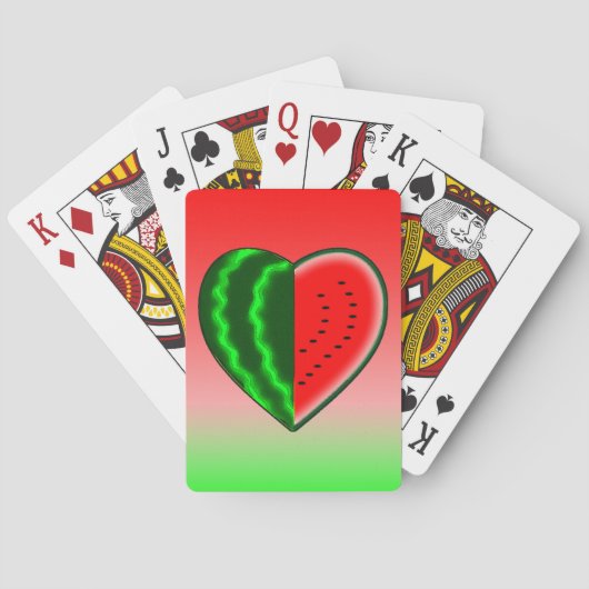 スイカ愛 トランプ (裏面)