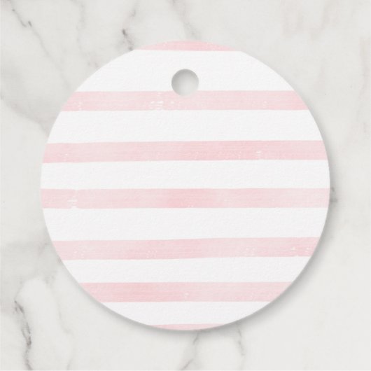 スイカ感謝していの夏の赤ちゃんシャワー フェイバータグ (裏面)