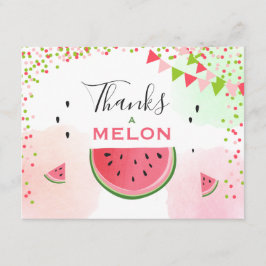 スイカ感謝していサンキューカードの誕生日 サンキューカード