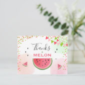 スイカ感謝していサンキューカードの誕生日 サンキューカード (スタンド正面)