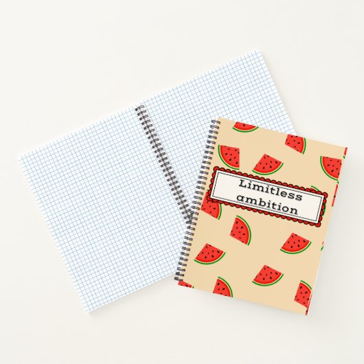 スイカ手帳 ノートブック (内部)