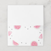 スイカ折り畳みテーブルラベル プレイスカード (外部開封)