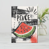 スイカ抽象芸術エレガンスハウス：فلسطين 招待状 (スタンド正面)