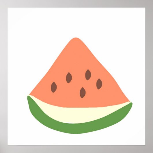 スイカ抽象芸術術 ポスター (正面)