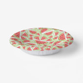 スイカ数々のグリーン ペーパーボウル (傾斜あり)