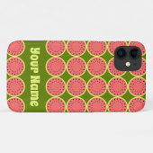 スイカ数々のピンク名電話ケース Case-Mate iPhoneケース (裏面(横))