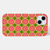 スイカ数々のピンクiPhone Case-Mate iPhoneケース (裏面 (横))