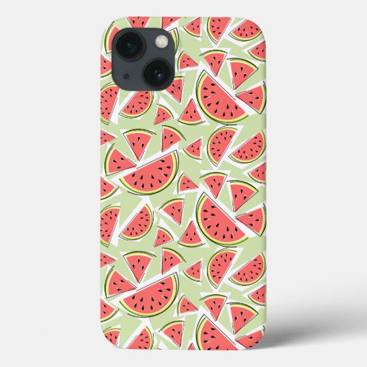 スイカ数々のiPad Miniケースグリーン Case-Mate iPhoneケース (裏面)