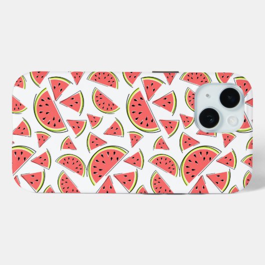 スイカ数々のiPhoneケース Case-Mate iPhoneケース (裏面 (横))