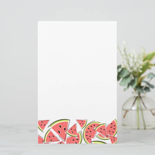 スイカ文房具 便箋 (スタンド正面)