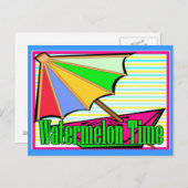 スイカ時間 ポストカード (正面/裏面)