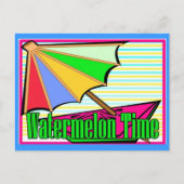 スイカ時間 ポストカード (正面)