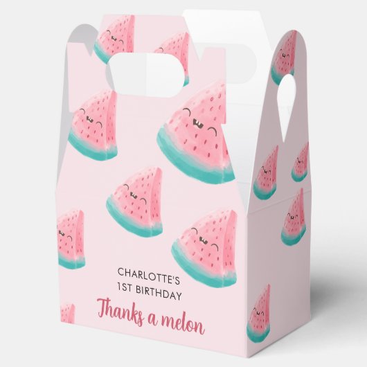 スイカ最初の誕生日感謝していアメロン フェイバーボックス (オープン)