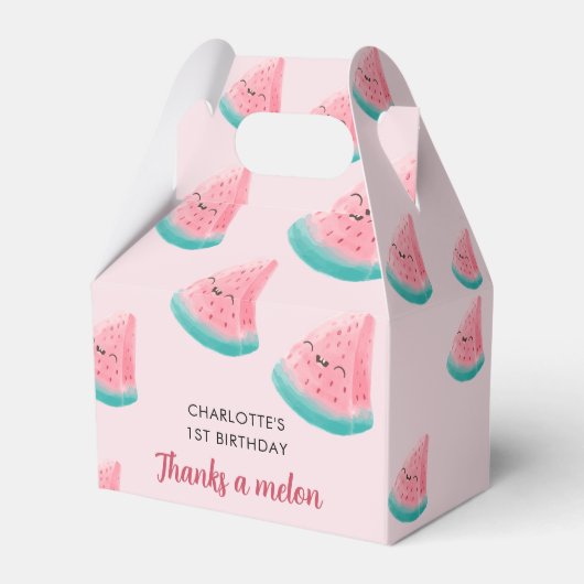 スイカ最初の誕生日感謝していアメロン フェイバーボックス (正面サイド)