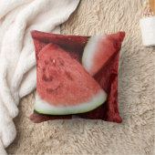 スイカ枕12x12 クッション (ブランケット)