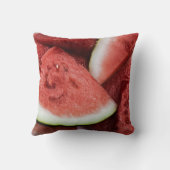 スイカ枕12x12 クッション (裏面)