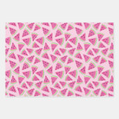 スイカ果実パターン ラッピングペーパーシート (正面3)