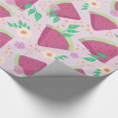 スイカ果実夏食 ラッピングペーパー (角)