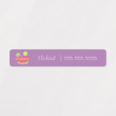 スイカ果実学校給食名番号 ラベル (デザイン1)