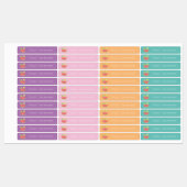 スイカ果実学校給食名番号 ラベル (シート)