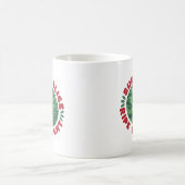 スイカ果実平たい甘いスライス熟した喜び コーヒーマグカップ (中央)