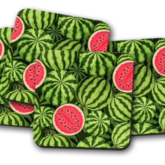 スイカ果実用コースター | Fruit Cork Coaster Set コースター