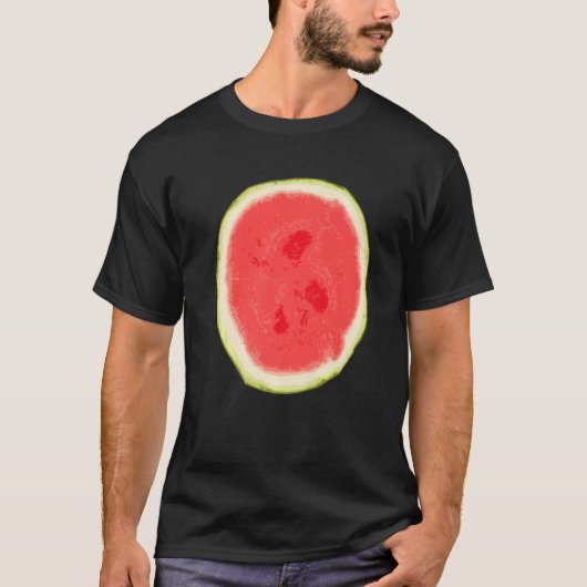 スイカ果実衣装おもしろいハロウィンシルベスターM Tシャツ (正面)