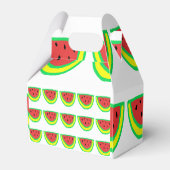 スイカ柄ベビーシャワー誕生日かわいい フェイバーボックス (裏面サイド)
