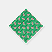 スイカ柄 スタンダードカクテルナプキン (角)