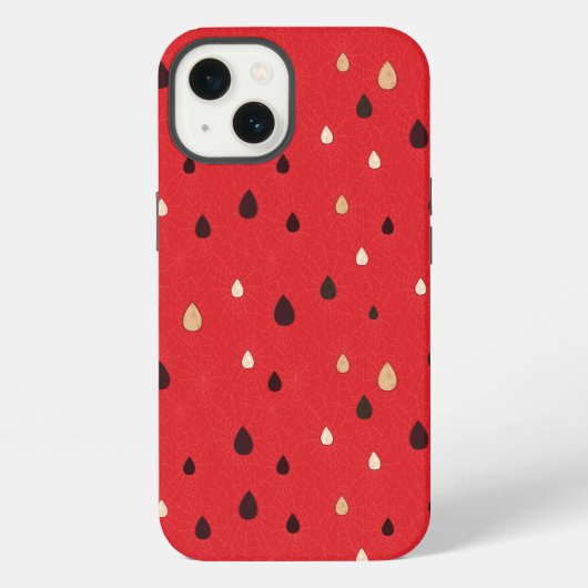 スイカ柄 iPhoneケース (裏面)