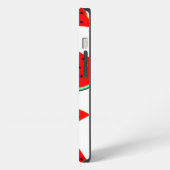 スイカ模様のトライアングル iPhoneケース (左側面)