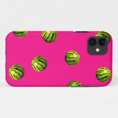 スイカ模様のピンク Case-Mate iPhoneケース (裏面(横))