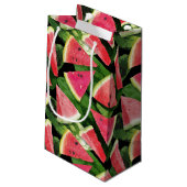 スイカ模様の創造5 スモールペーパーバッグ (裏面アングル)